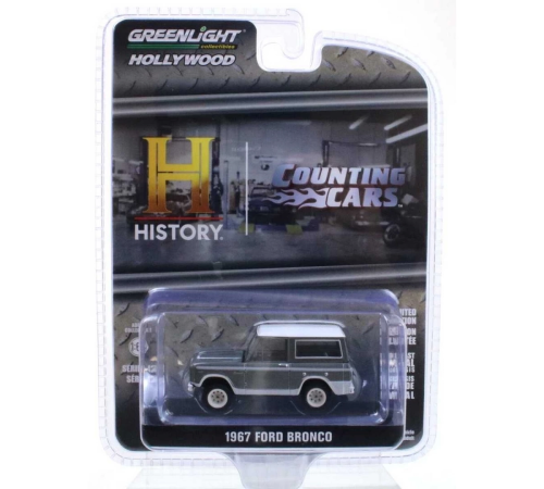 Greenlight 1/64 Hollywood Series 42- 1967 Ford Bronco - Counting Cars (2021 - Current TV Show) Greenlight 1/64 Hollywood Series 42- 1967 Ford Bronco - Counting Cars (2021 - Current TV Show)