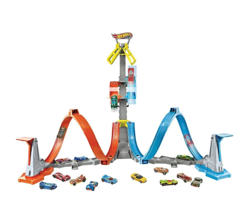 GRW39 Hot Wheels Dikey Uçuş Heyecan Yarış Seti
