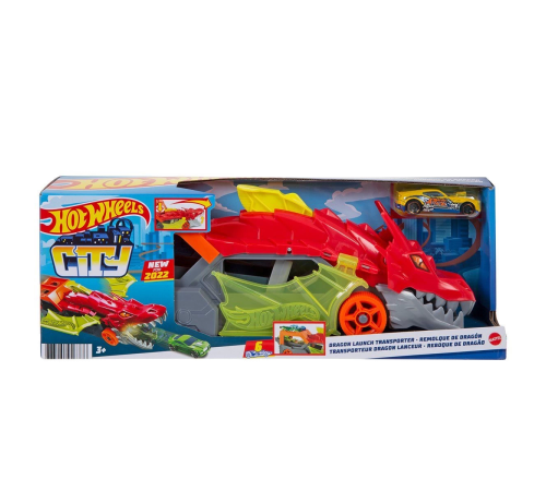 GTK42 Hot Wheels Fırlatıcı ve Taşıyıcı Ejderha GTK42 Hot Wheels Fırlatıcı ve Taşıyıcı Ejderha