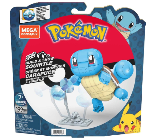 GYH00 MEGA™ Pokémon™ Squirtle - Yap ve Oyna Figürler 199 parça +7 yaş