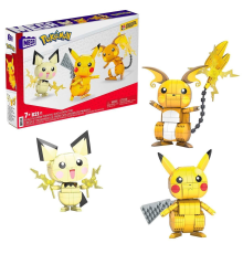 GYH06 MEGA Pokemon - Pikachu Dönüşüm 3lüsü 621 parça