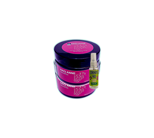 Hacı Anne 2x200 ml Hemeroid Ba.sur Kremi+30 ml Çörek Otu Yağı ile Hacı Anne 2x200 ml Hemeroid Ba.sur Kremi+30 ml Çörek Otu Yağı ile