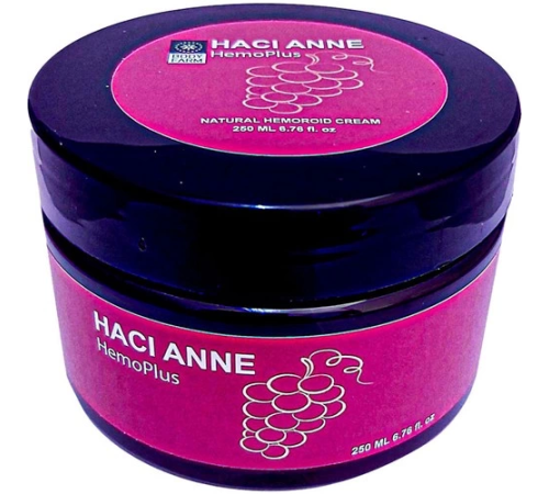 Hacı Anne Hemoplus Hacıanne 200 ml POINT:014 Hemreoid Cream For Men&women Baüsur Kremi / Erkek ve Kadınlar Için 200 ml Büyük Boy Krem