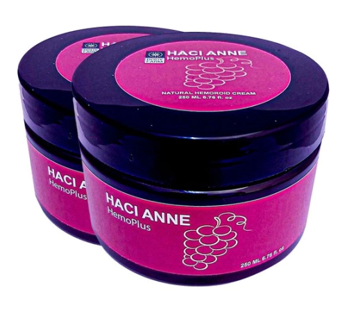Hacı Anne Hemoplus Hacıanne 2li POINT:031 200 ml Bağsur Kremi Hemreoid Cream / Bay Bayan Kullanım 200 ml Büyük Boy Krem 2 Ad.