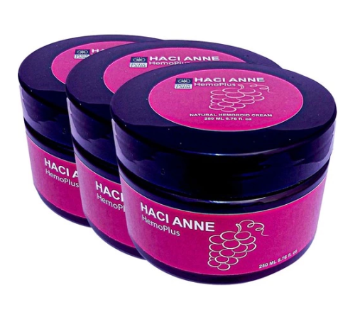 Hacı Anne Hemoplus Hacianne 3lü Bağsur Kremi 200 ml Hemroid Cream AVNY048 / Yetşkin Kadın Erkek 200 ml Krem