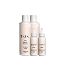 Hairx Saç Uzatıcı Besleyici Şampuanı 150 ml Saç Güçlendirici Serumu 30 ml X 2şer Adet