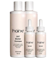 Hairxr Dht Blocker Saç Bakım Şampuanı 150 ml x 2 adet + Saç Besleme Güçlendirme Serum 30 ml x 2 adet