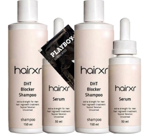 Hairxr Dht Blocker Saç Bakım Şampuanı 150 ml x 2 adet + Serum 30 ml + Jel