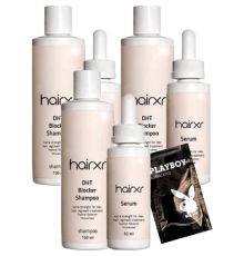 Hairxr Dht Blocker Saç Bakım Şampuanı 150 ml x 3 adet + Serum 30 ml + Jel