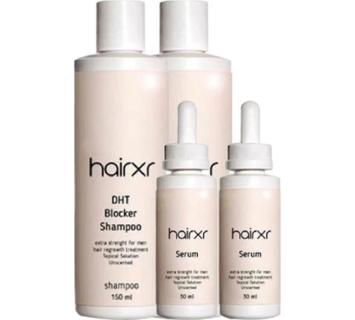Hairxr Dht Blocker Shampoo 150 ml x 2 adet + Serum 30 ml x 2 adet
