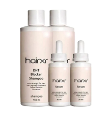 HAIRXR SHAMPOO & SERUM/HAİRXR Saç Bakım Şampuan 150ml Ve Saç Serumu 30mL x 2 ADET