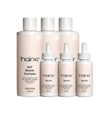 HAIRXR SHAMPOO & SERUM/HAİRXR Saç Bakım Şampuan 150ml Ve Saç Serumu 30mL x 3 ADET