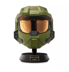 Halo Gerçekçi Master Chief Miğferi ve Sergi Standı