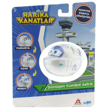 Harika Kanatlar Dönüşen Tekli Figür YumBot Astra