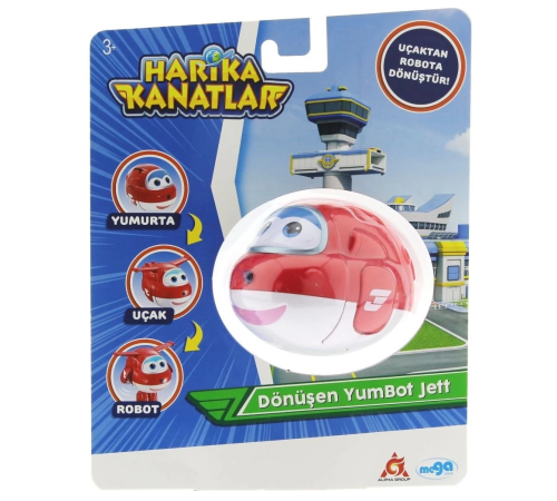 Harika Kanatlar Dönüşen Tekli Figür YumBot Jett