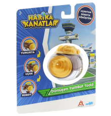 Harika kanatlar Dönüşen Tekli Figür YumBot Todd