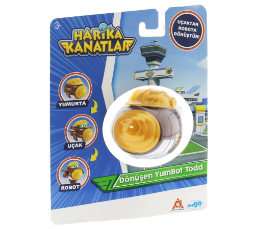 Harika kanatlar Dönüşen Tekli Figür YumBot Todd Harika kanatlar Dönüşen Tekli Figür YumBot Todd