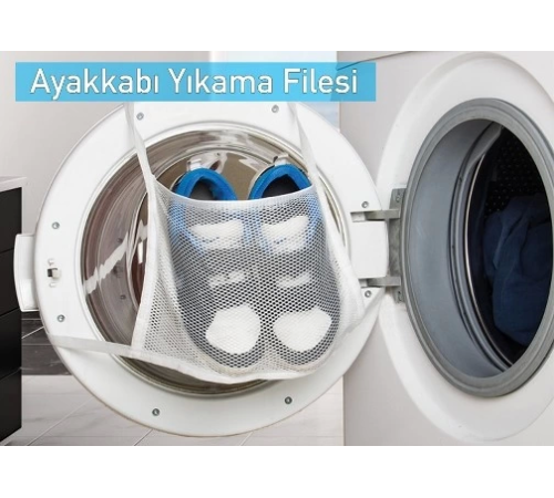 Hassas Çamaşır - Ayakkabı Yıkama Filesi Kapak Bağlamalı 35 x 20 cm (336336) Hassas Çamaşır - Ayakkabı Yıkama Filesi Kapak Bağlamalı 35 x 20 cm (336336)