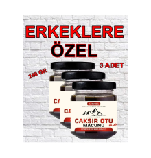 Hatay Yöresi Çakşır Otu Erkeklere Özel Performans Yükseltici Bitkisel Macun 240 Gr X 3 Adet
