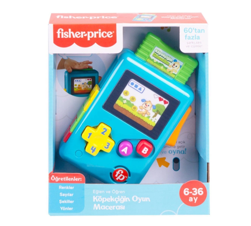 HBC91 Fisher-Price® Eğlen ve Öğren Köpekçiğin Oyun Macerası, Türkçe / +6 ay