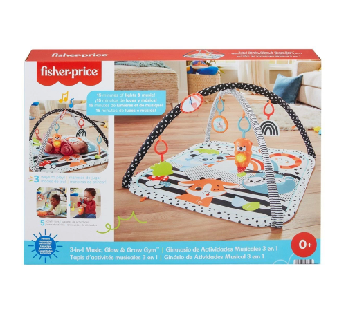 HBP41 Fisher-Price® Neşeli Hayvanlar 3ü1 Arada Jimnastik Merkezi