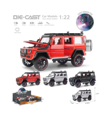 HCL-501A Çek Bırak 1:22 Sesli Ve Işıklı Buharlı G-Lüx Metal Jeep