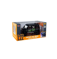 HCL-801P Çek Bırak 1:22 Sesli ve Işıklı Buhar Çıkartan Metal Jeep -Vardem