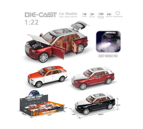 HCL-806PA Çek Bırak 1:22 Sesli Ve Işıklı Buharlı RR-Lüx Metal Jeep -1 adet fiyatıdır HCL-806PA Çek Bırak 1:22 Sesli Ve Işıklı Buharlı RR-Lüx Metal Jeep -1 adet fiyatıdır