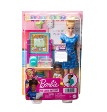 HCN19 Barbie Anaokulu Öğretmeni Oyun Seti