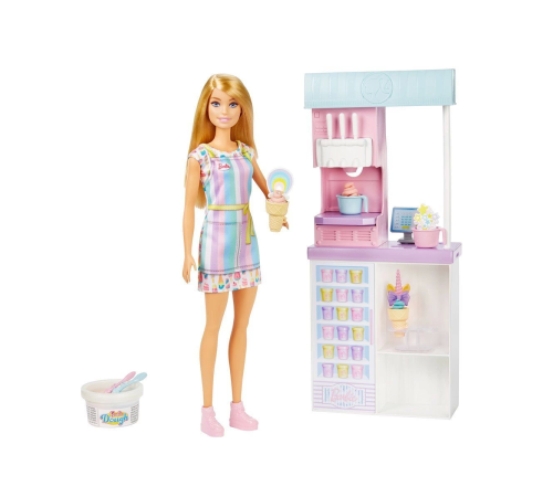 HCN46 Barbie Dondurma Dükkanı Oyun Seti, Barbie Ben Büyüyünce