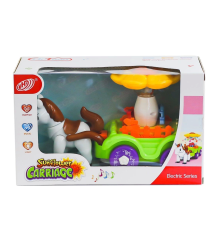 HD9009A Sesli ve Işıklı  Ay Çiçeği Atlı Fayton