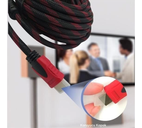 HDMI Kablosu HDTV Bilgisayar Uydu Görüntü Ses Full HD Sargılı Görüntü Aktarma Kablosu HDMI Kablosu HDTV Bilgisayar Uydu Görüntü Ses Full HD Sargılı Görüntü Aktarma Kablosu