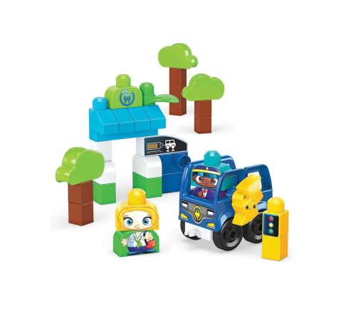 HDX90 Mega Bloks, Doğa Dostu Otobüs Seti, 36 parça, +1 yaş