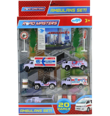 Helikopterli Metal Ambulans Seti  Jp9105