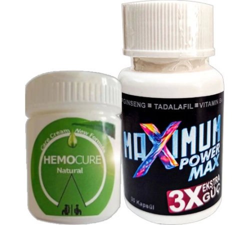 Hemocure Cream Özel 50 ml Kremi + Erkeğe Özel 3x 30'lu Maximum Power Max Kaps Hemocure Cream Özel 50 ml Kremi + Erkeğe Özel 3x 30'lu Maximum Power Max Kaps