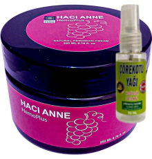 Hemoplus Hacı Anne Bakım Kremi 200 ml + Çörek Otu Yağı 30 ml