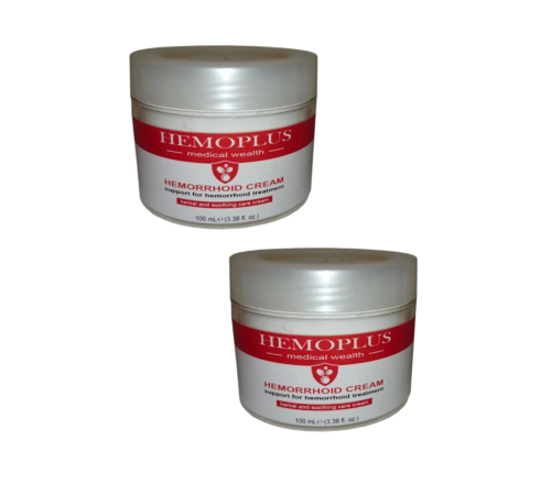 Hemoplus Hem.oroid Yanma Ve Sızı Giderici Masaj Bakım Kremi 100 ml 2 Adet