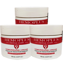 Hemoplus HZNKS036 Büyük Boy 3ADET 150 ml Hemor.roidin Kremi Kişisel Bağsur Bakım