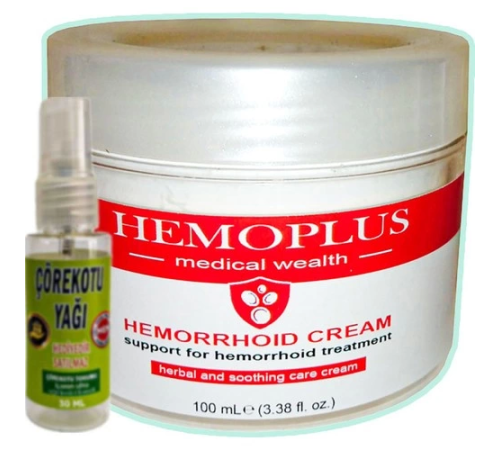 Hemoplus Krem 100 ml + Çörek Otu Yağı 30 ml Hemoplus Krem 100 ml + Çörek Otu Yağı 30 ml