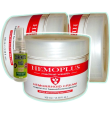 Hemoplus Krem 100 ml x 3 adet + Çörek Otu Yağı 30 ml