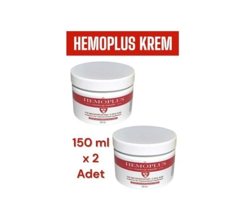 Hemoplus Krem 150 ml - Hemorrhoid Cream x 2 Adet Hemoplus Krem 150 ml - Hemorrhoid Cream x 2 Adet