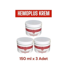 Hemoplus Krem 150 ml - Hemorrhoid Cream x 3 Adet