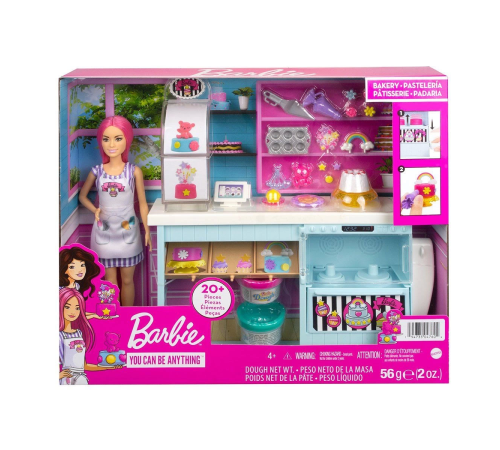 HGB73 Barbie Pasta Dükkanı Oyun Seti