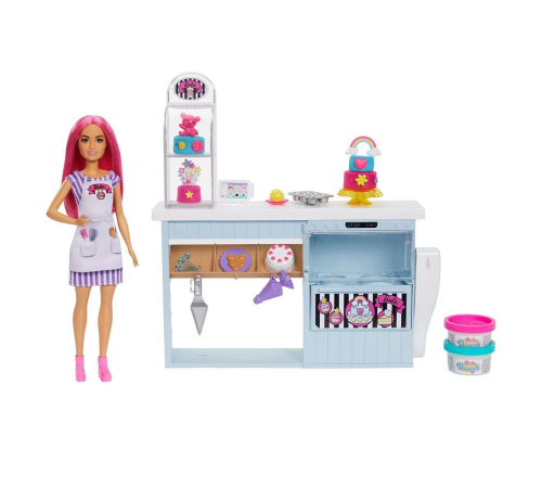HGB73 Barbie Pasta Dükkanı Oyun Seti