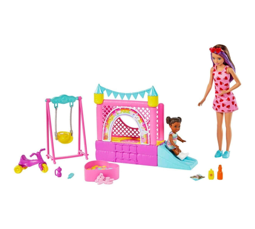 HHB67 Barbie Bebek Bakıcısı Skipper Oyun Evi Seti HHB67 Barbie Bebek Bakıcısı Skipper Oyun Evi Seti