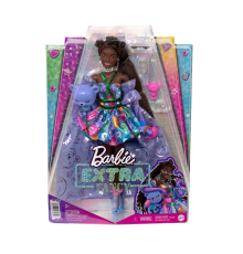 HHN13 Barbie Extra Fancy - Mor Kostümlü Bebek