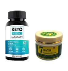 Etkili  7days Slimming Cream Ginger Miracle 100 ml Vücut Bakım Kremi Zencefil 1 Adet +Keto Weight Loss 60 1 Adet