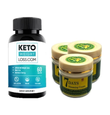 Etkili  7days Slimming Cream Ginger Miracle 100 ml Vücut Bakım Kremi Zencefil 3 Adet +Keto Weight Loss 60 1 Adet