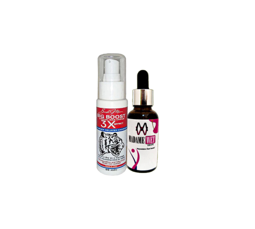 Etkili  Bigboost Erkeğe 3xEffect Krem 50 ml + Yanında 1 Şişe MadameWet Bayan Canlandırıcı İçecek