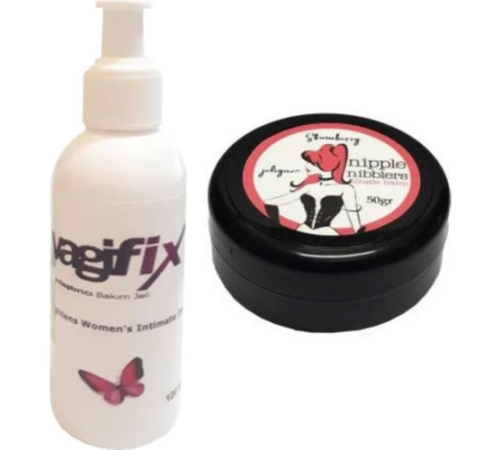 Etkili Nipple Nibblers Tingle Balm 50ML Çilekli Göğüs Bakım Kremi + Genital Bakım Kremi 120 ml Etkili Nipple Nibblers Tingle Balm 50ML Çilekli Göğüs Bakım Kremi + Genital Bakım Kremi 120 ml
